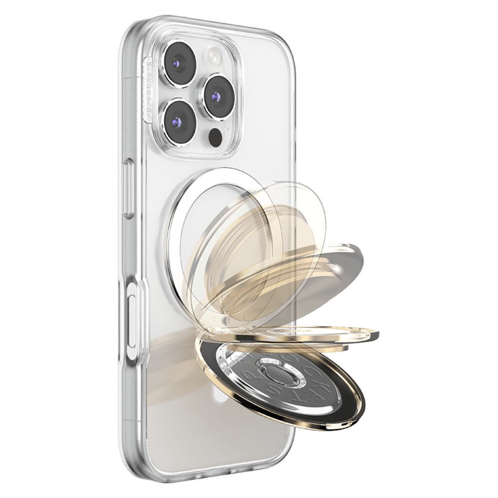Wholesale cell phone accessory PopSockets - PopGrip KickOut MagSafe Circle - Aluminum Radial