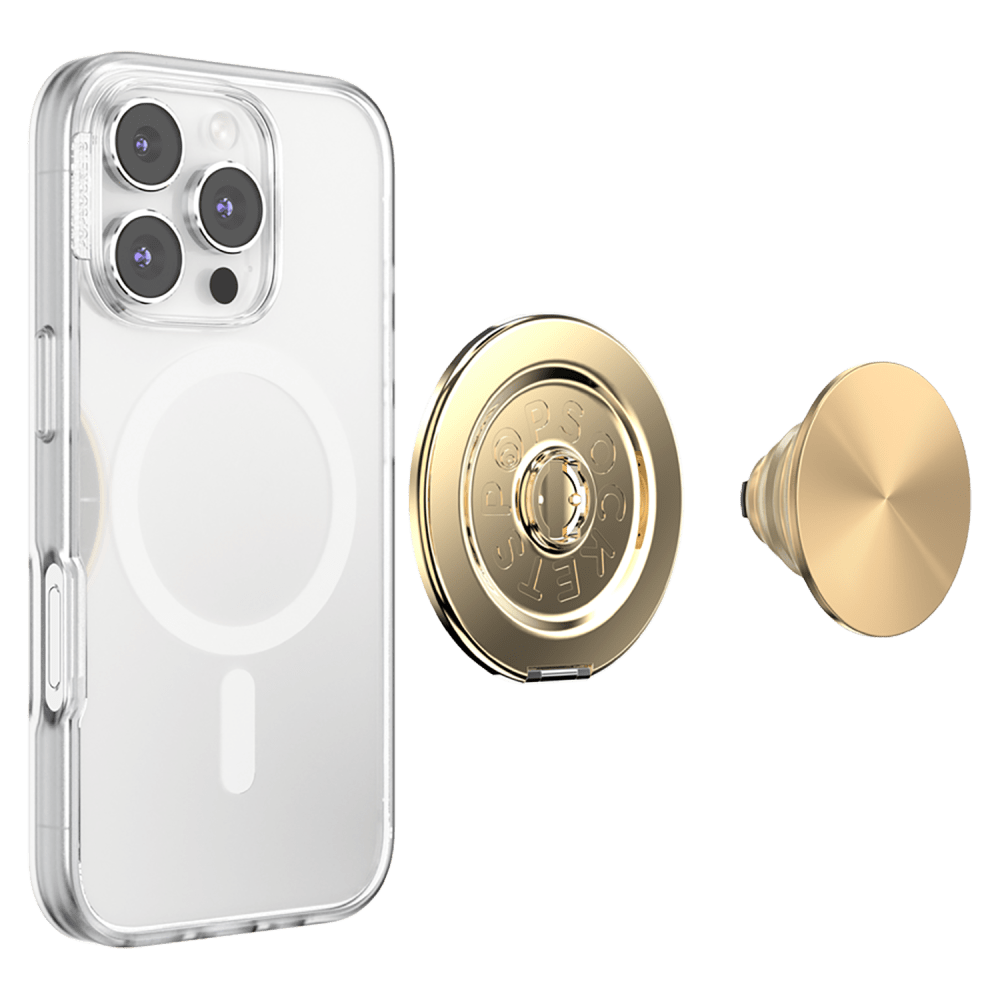 Wholesale cell phone accessory PopSockets - PopGrip KickOut MagSafe Circle - Aluminum Radial