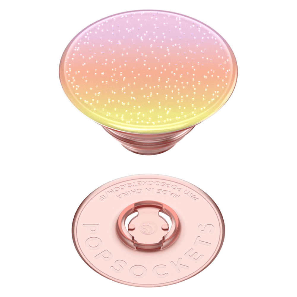 Wholesale cell phone accessory PopSockets - PopGrip Premium - Glitter Aura Sunrise