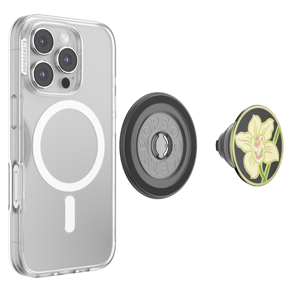 Wholesale cell phone accessory Popsockets - PopGrip MagSafe Circle - Enamel Butter Orchid