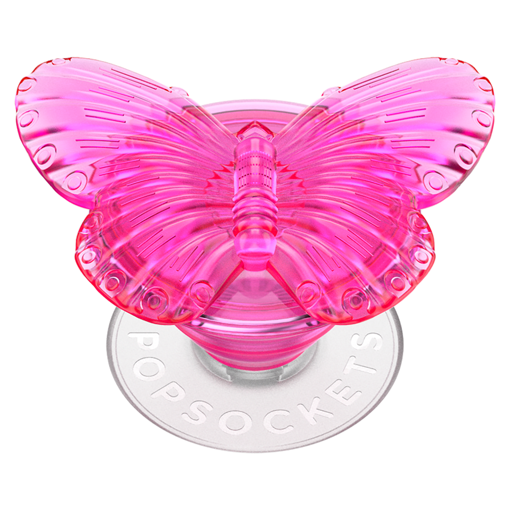 Wholesale cell phone accessory Popsockets - PopGrip - Molded Butterfly Magenta
