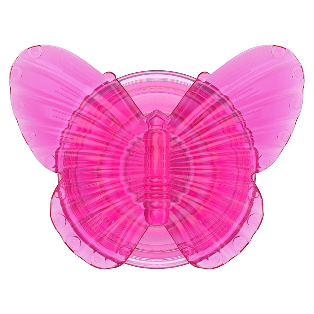 Wholesale cell phone accessory Popsockets - PopGrip - Molded Butterfly Magenta