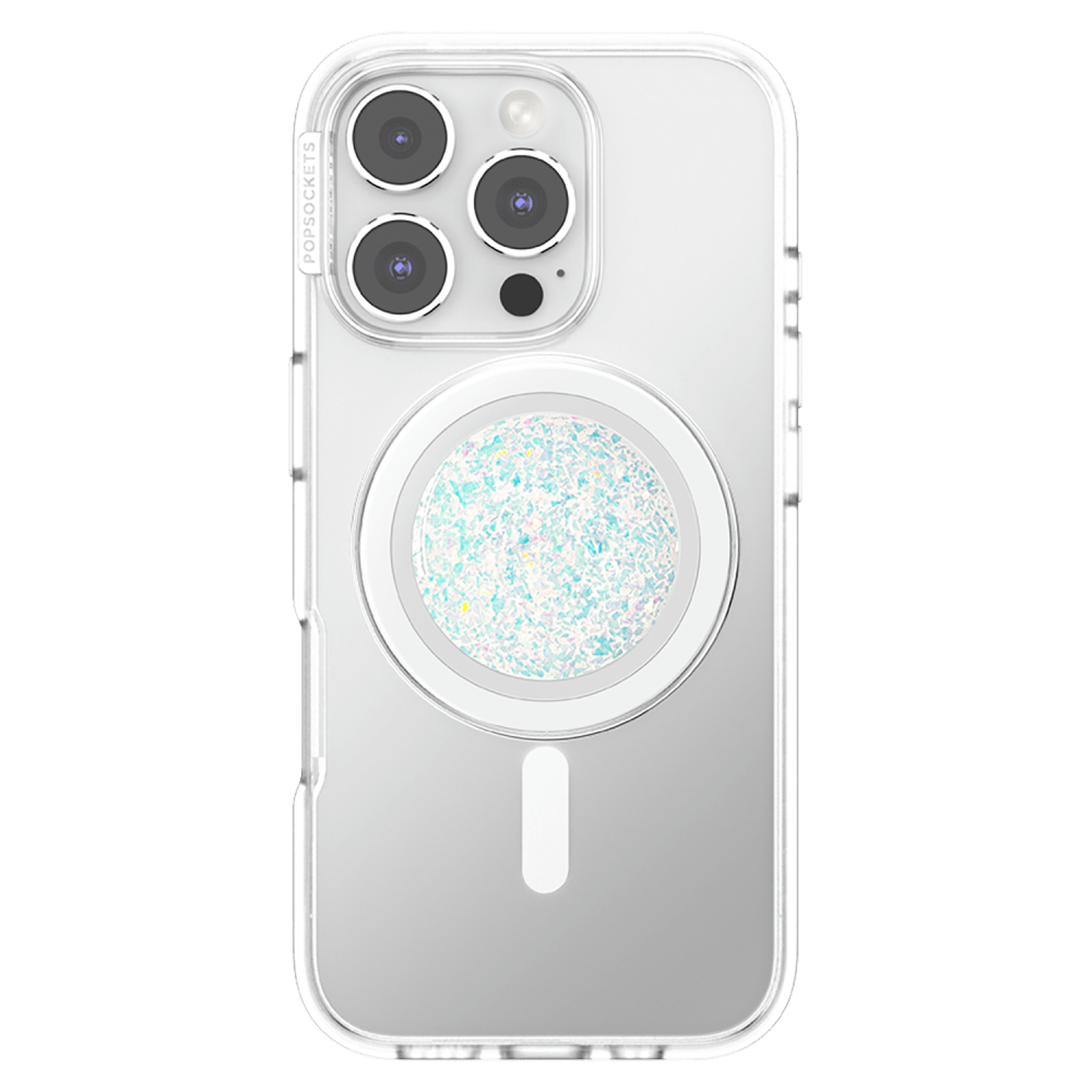 Wholesale cell phone accessory PopSockets - PopGrip MagSafe Circle - Iridescent Confetti White