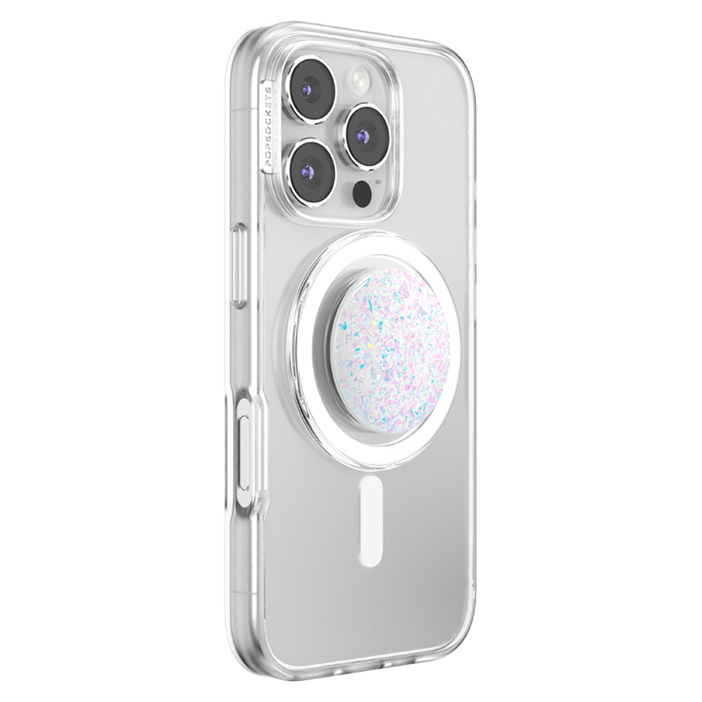 Wholesale cell phone accessory PopSockets - PopGrip MagSafe Circle - Iridescent Confetti White