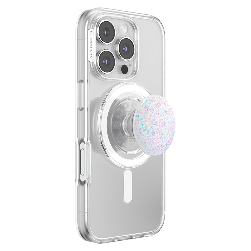 Wholesale cell phone accessory PopSockets - PopGrip MagSafe Circle - Iridescent Confetti White