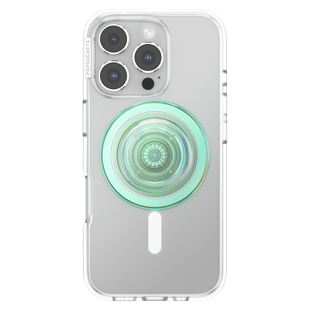 Wholesale cell phone accessory Popsockets - PopGrip MagSafe Circle - Iridescent Turqoise