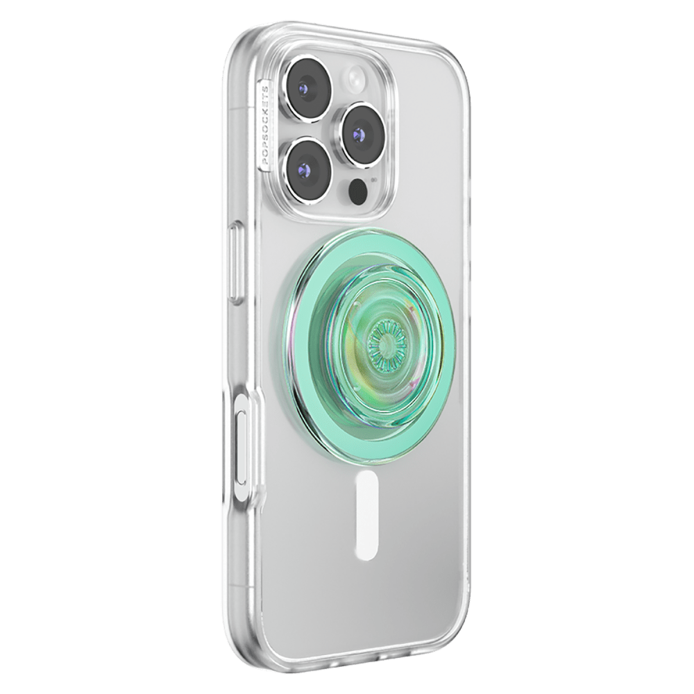 Wholesale cell phone accessory Popsockets - PopGrip MagSafe Circle - Iridescent Turqoise