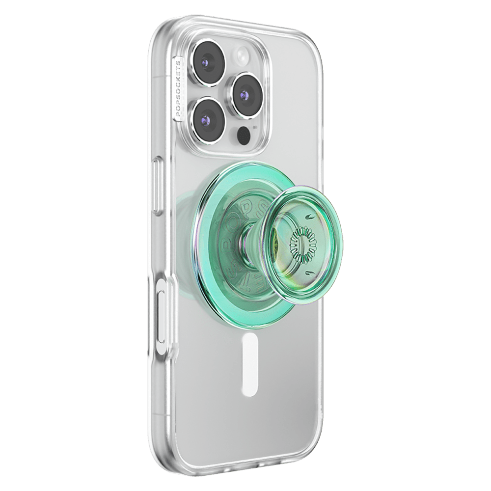 Wholesale cell phone accessory Popsockets - PopGrip MagSafe Circle - Iridescent Turqoise