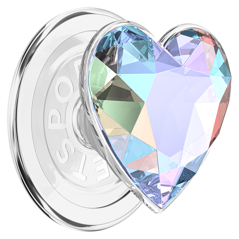 Wholesale cell phone accessory Popsockets - PopGrip MagSafe Circle - Iridescent Dichroic Heart