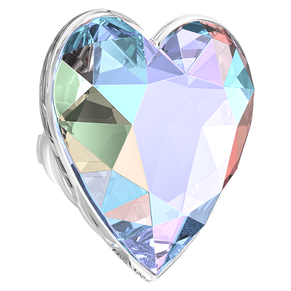 Wholesale cell phone accessory Popsockets - PopGrip MagSafe Circle - Iridescent Dichroic Heart