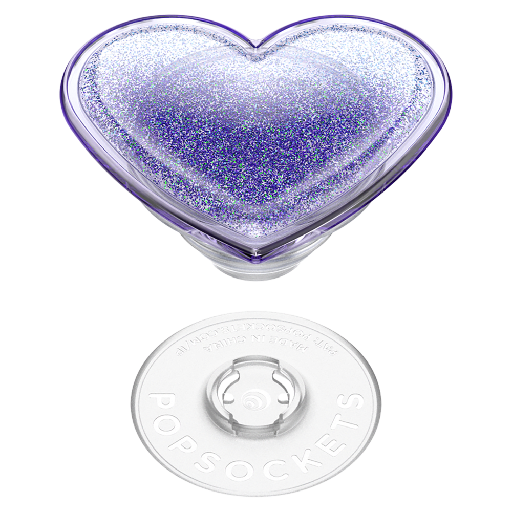 Wholesale cell phone accessory Popsockets - PopGrip - Squishy Tidepool Heart Lavendar