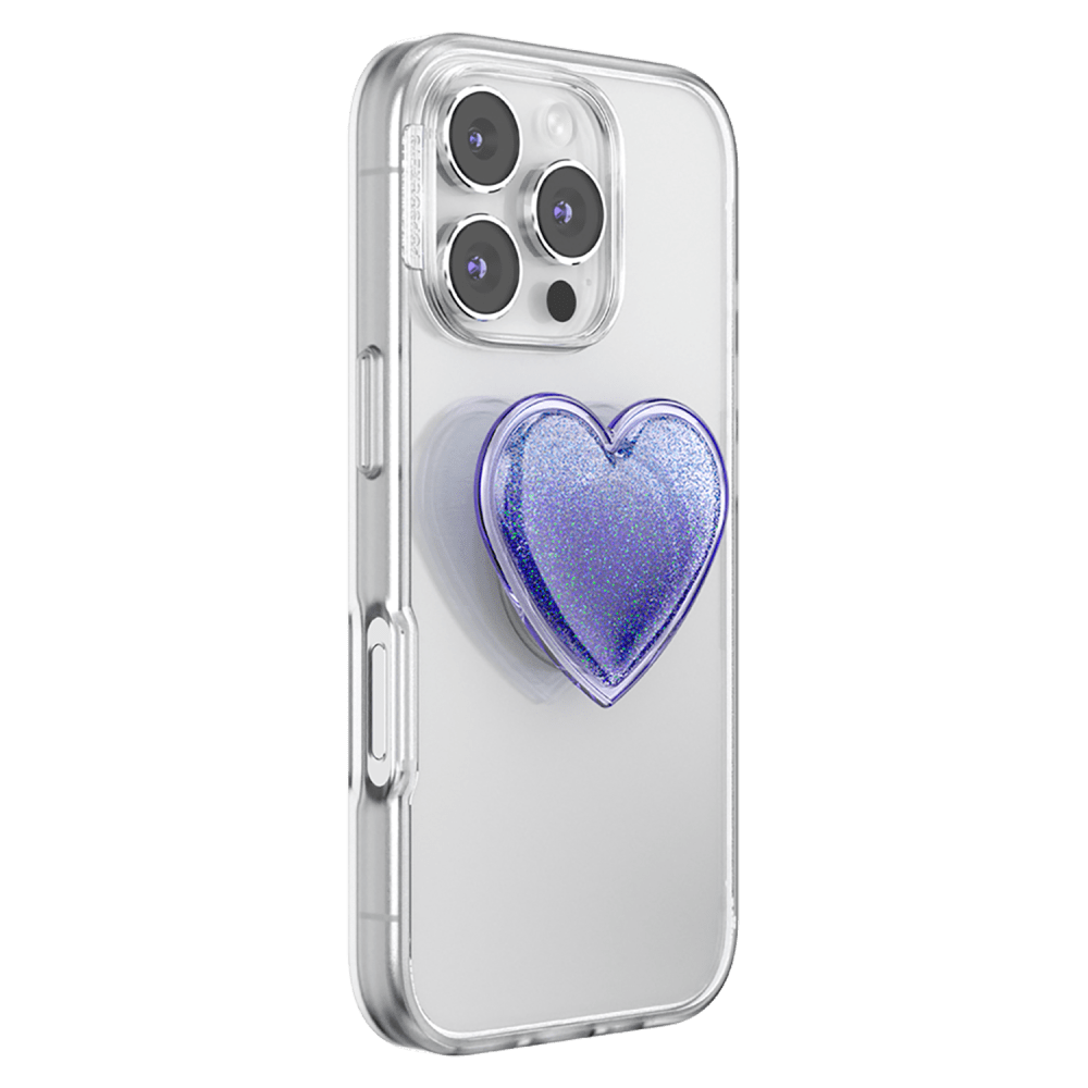 Wholesale cell phone accessory Popsockets - PopGrip - Squishy Tidepool Heart Lavendar
