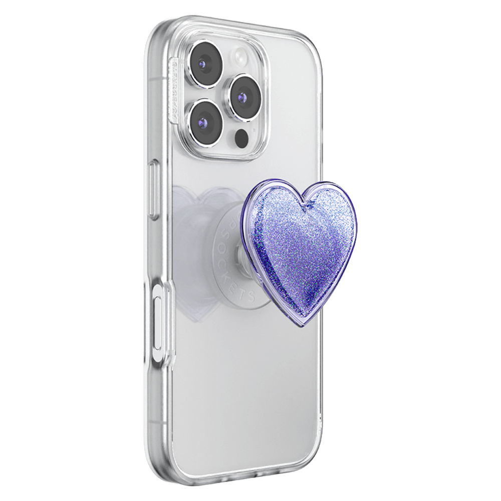 Wholesale cell phone accessory Popsockets - PopGrip - Squishy Tidepool Heart Lavendar