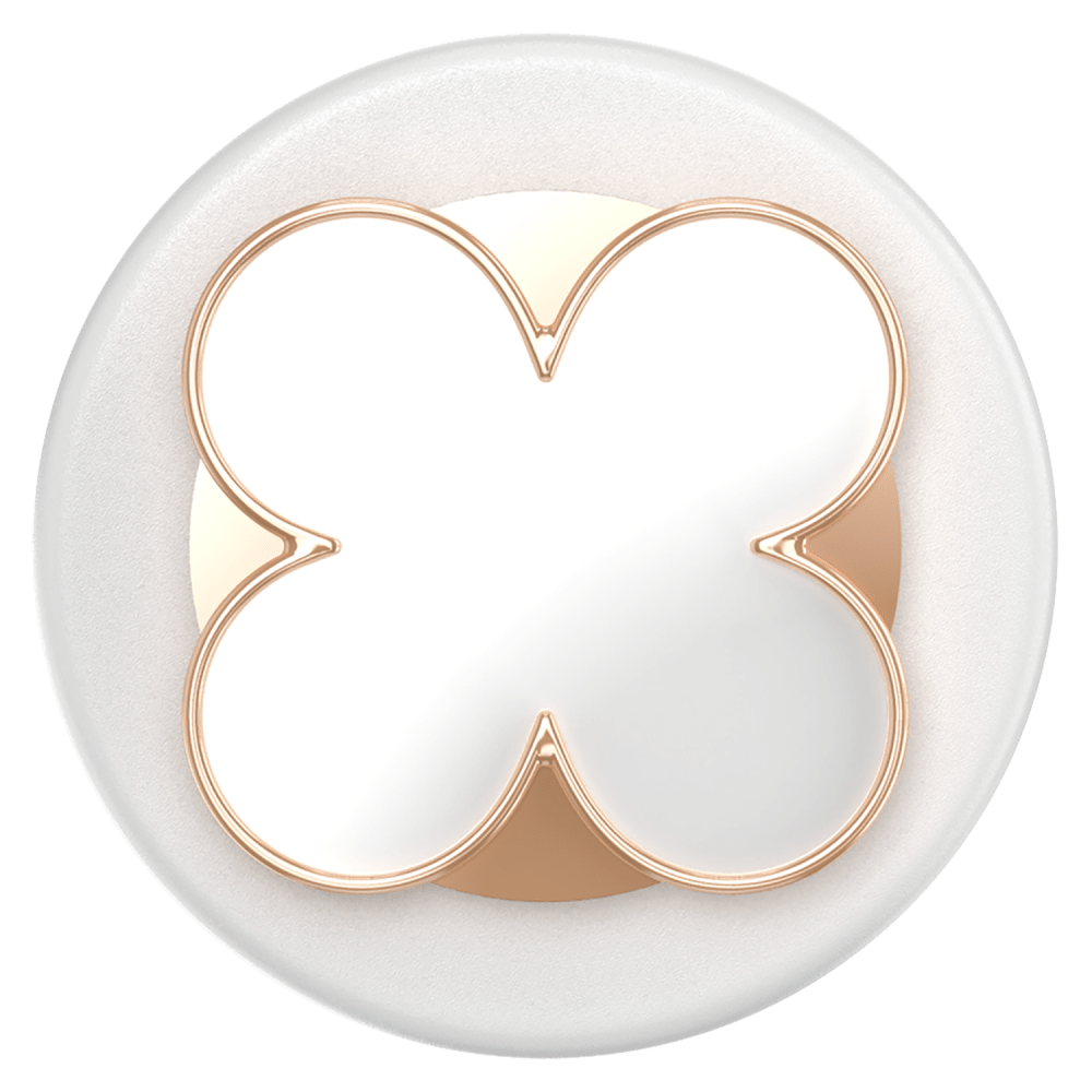 Wholesale cell phone accessory Popsockets - PopGrip MagSafe Circle - Enamel Clover Rose Gold