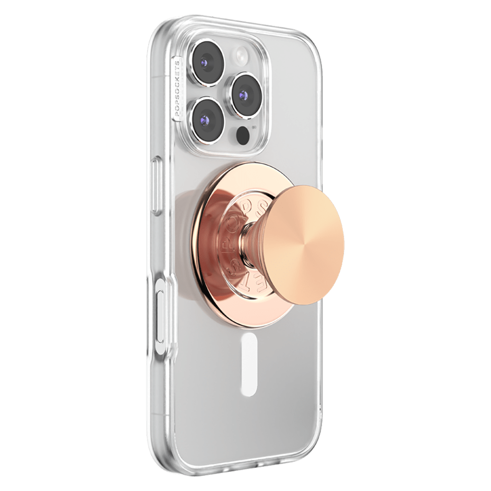 Wholesale cell phone accessory PopSockets - PopGrip MagSafe Circle - Aluminum Radial Rose Gold