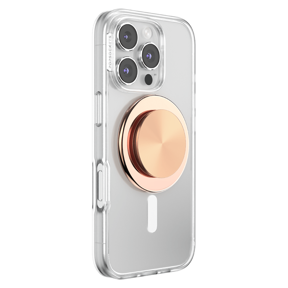 Wholesale cell phone accessory PopSockets - PopGrip MagSafe Circle - Aluminum Radial Rose Gold