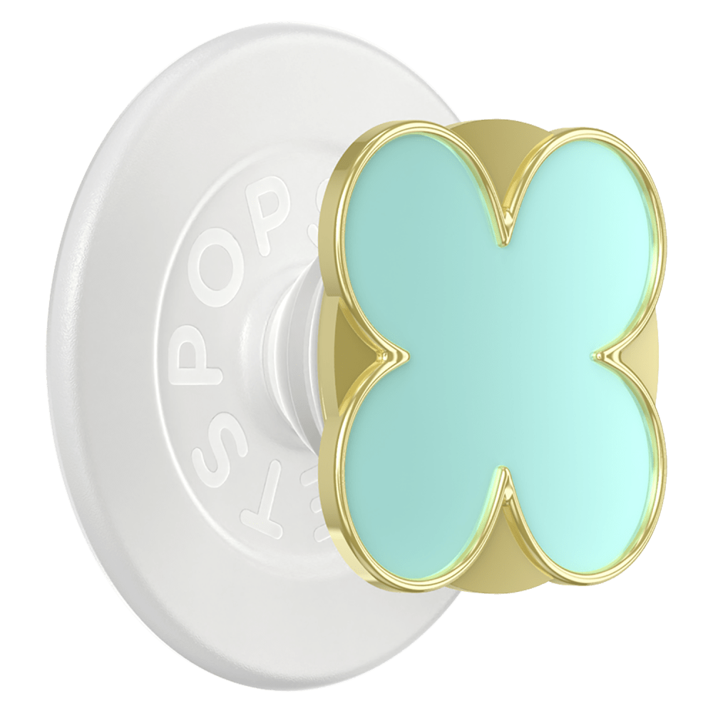 Wholesale cell phone accessory Popsockets - PopGrip MagSafe Circle - Enamel Clover Mint
