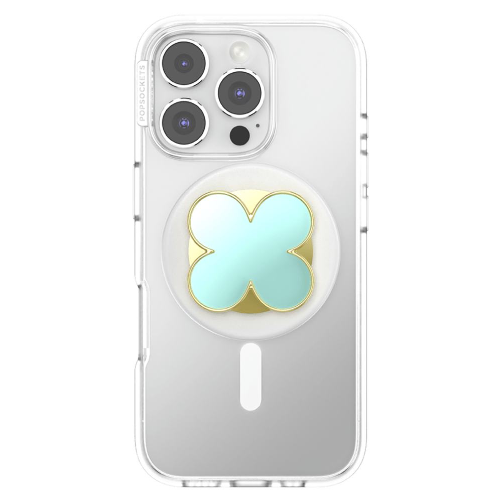 Wholesale cell phone accessory Popsockets - PopGrip MagSafe Circle - Enamel Clover Mint