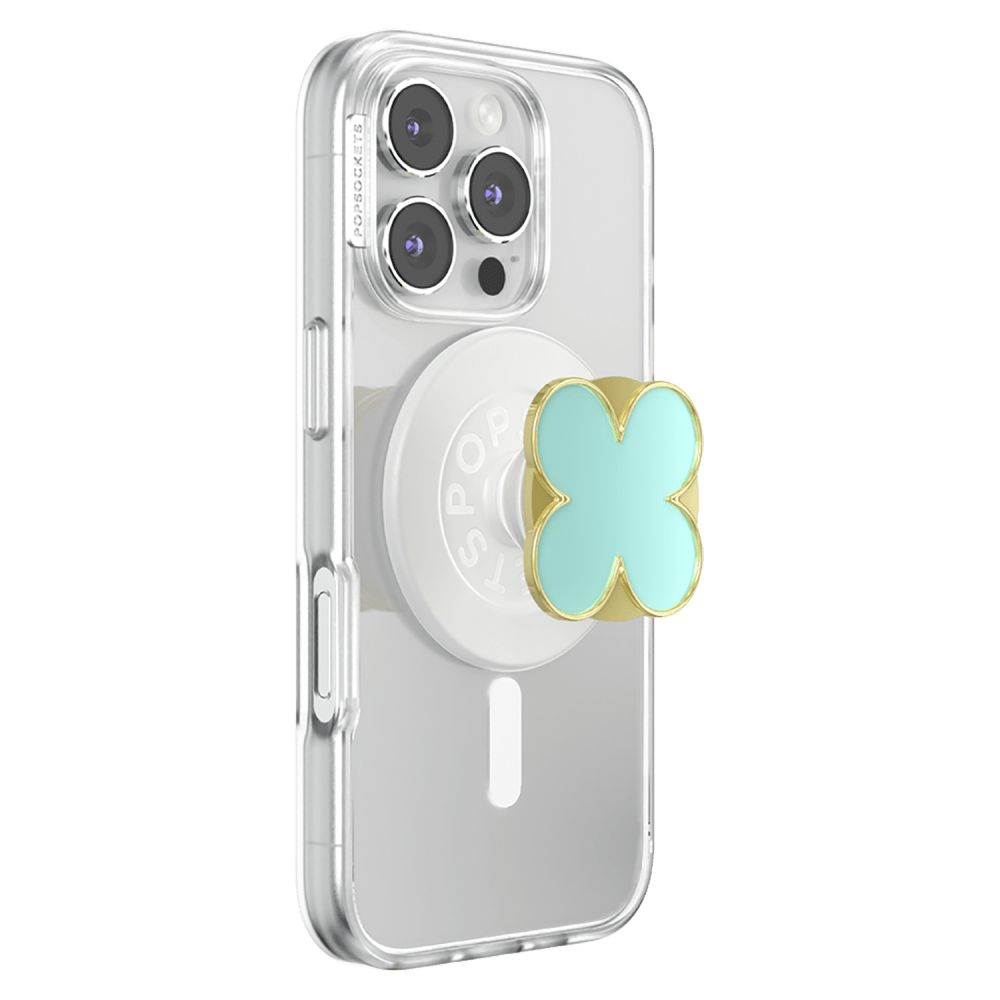 Wholesale cell phone accessory Popsockets - PopGrip MagSafe Circle - Enamel Clover Mint