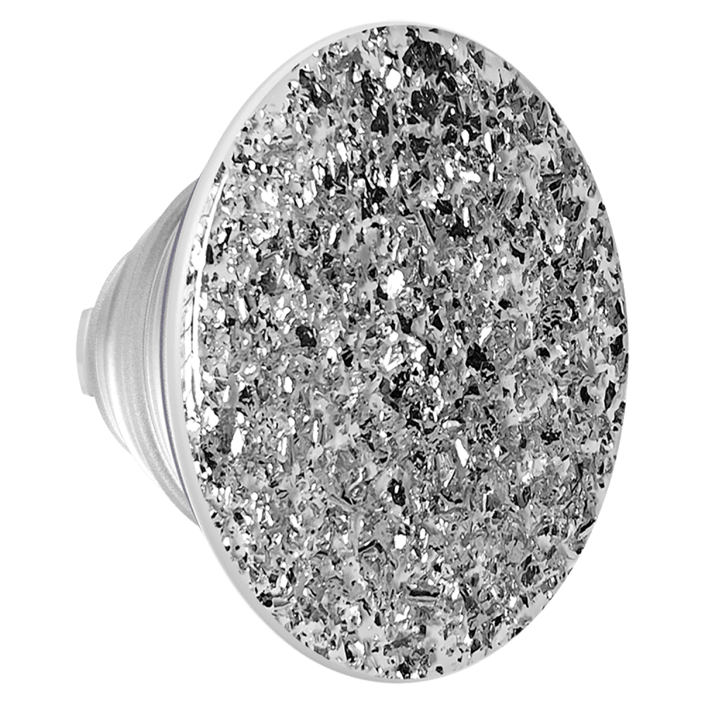 Wholesale cell phone accessory Popsockets - PopGrip MagSafe Circle - Confetti Foil Silver