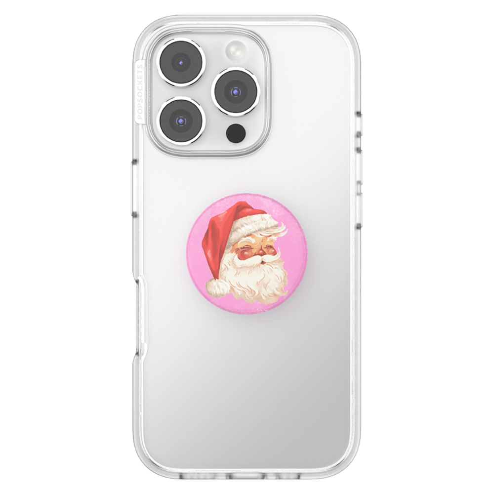 Wholesale cell phone accessory Popsockets - PopGrip PLT- Santa Pink