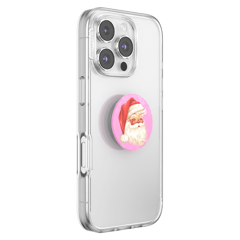 Wholesale cell phone accessory Popsockets - PopGrip PLT- Santa Pink
