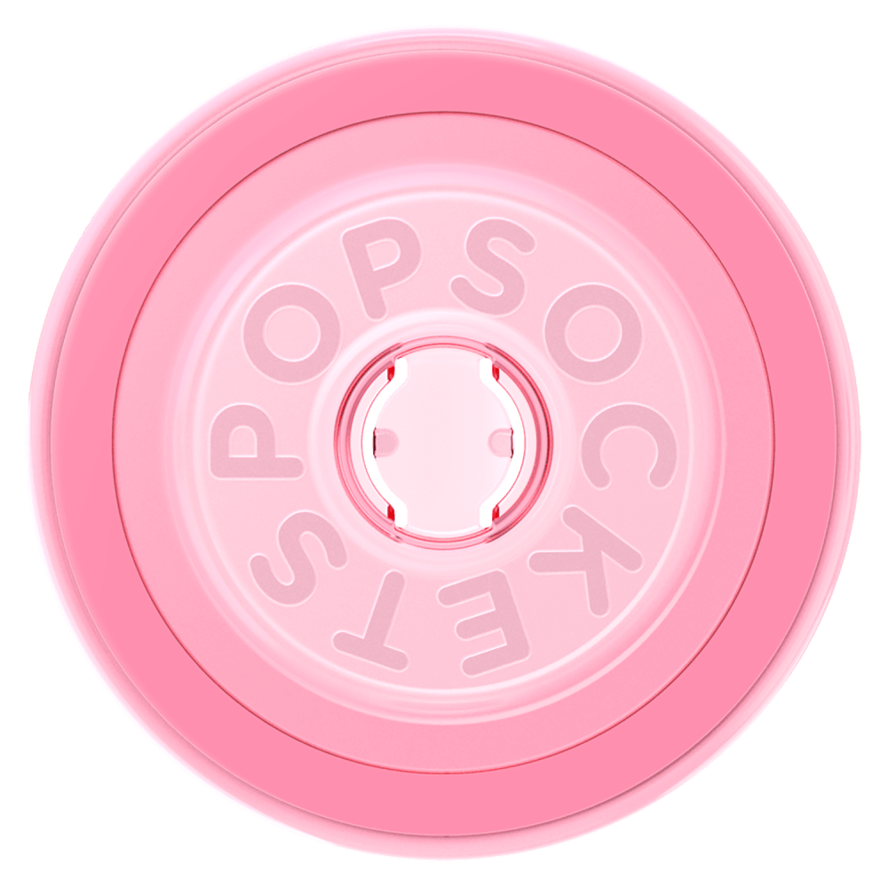 Wholesale cell phone accessory PopSockets - PopGrip MagSafe Circle - Crystal Heart Neon Pink