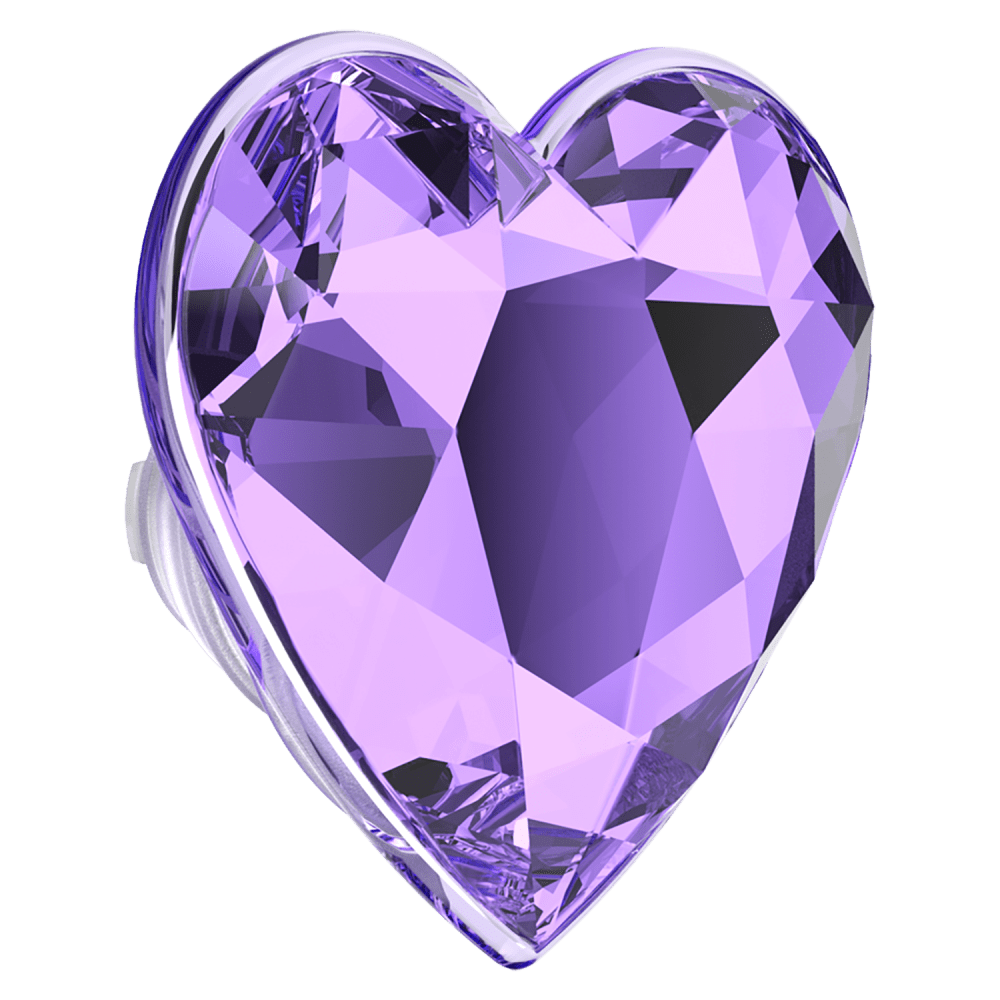 Wholesale cell phone accessory PopSockets - PopGrip MagSafe Circle - Crystal Heart Lavender