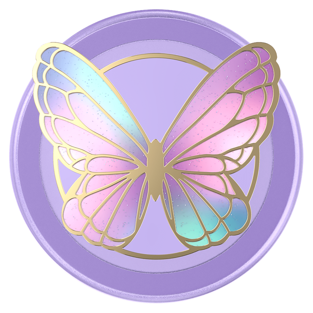 Wholesale cell phone accessory PopSockets - PopGrip MagSafe Circle - Enamel Butterfly Prism
