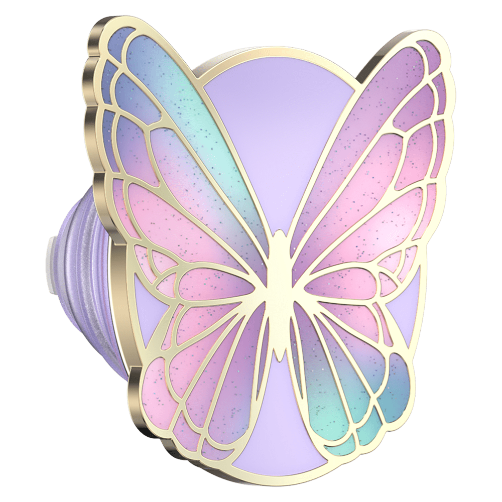 Wholesale cell phone accessory PopSockets - PopGrip MagSafe Circle - Enamel Butterfly Prism