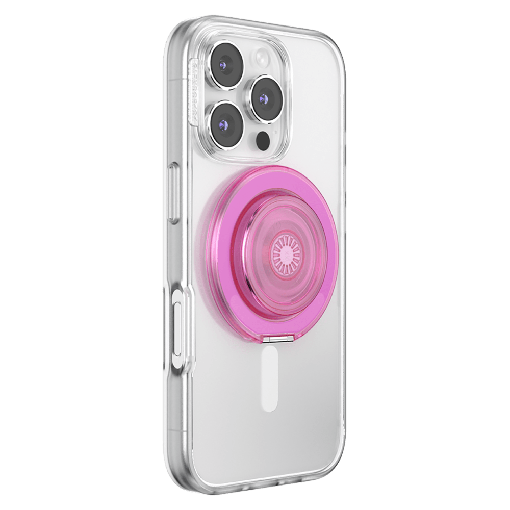Wholesale cell phone accessory PopSockets - PopGrip KickOut MagSafe Circle - Translucent Baby