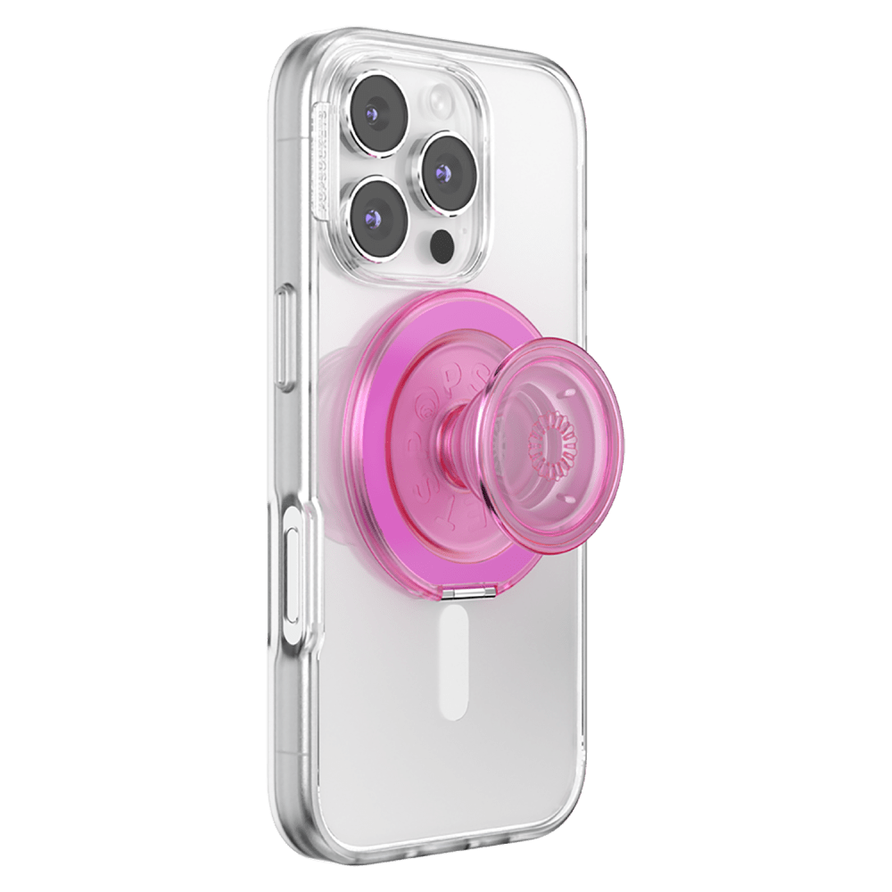 Wholesale cell phone accessory PopSockets - PopGrip KickOut MagSafe Circle - Translucent Baby