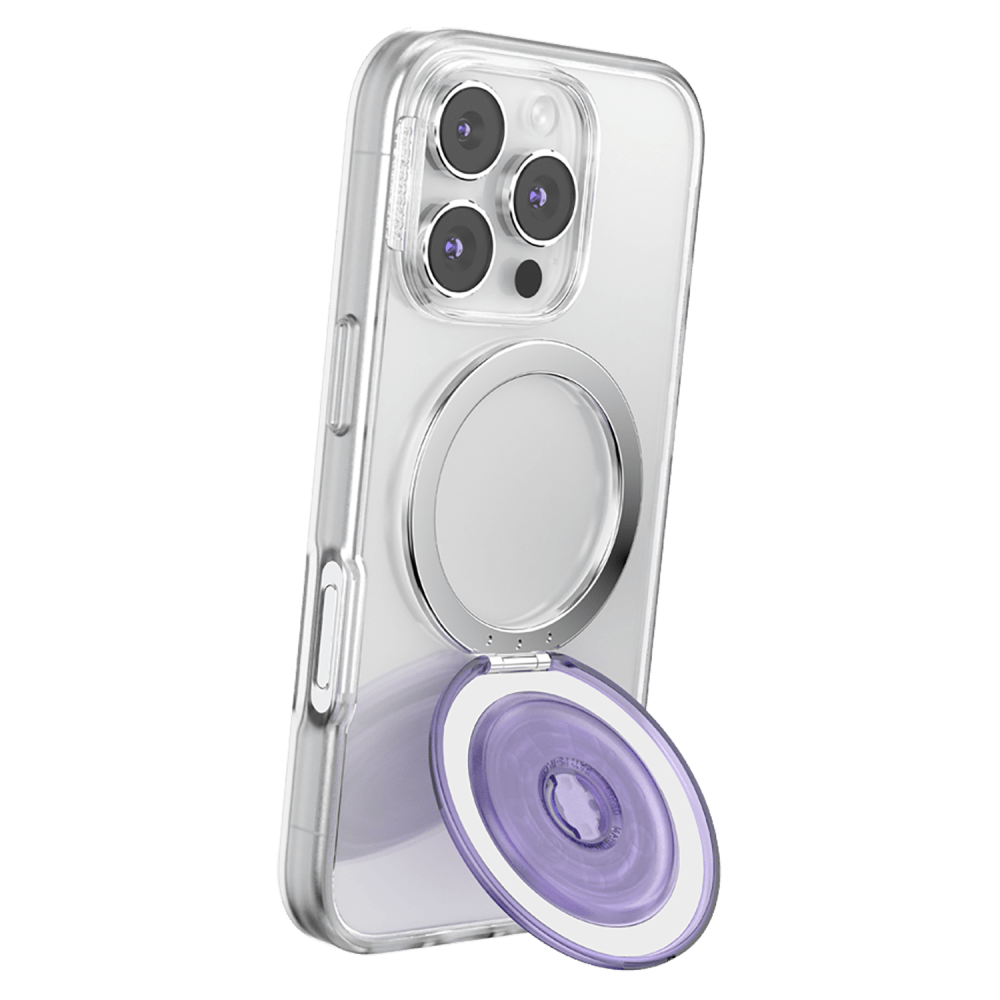 Wholesale cell phone accessory PopSockets - PopGrip KickOut MagSafe Circle - Translucent Dusty