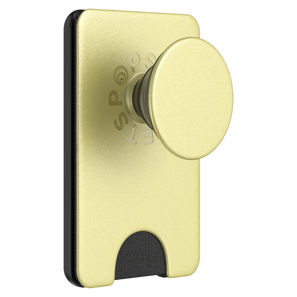Wholesale cell phone accessory PopSockets - MagSafe PopWallet KickOut Plus - Painted Gold