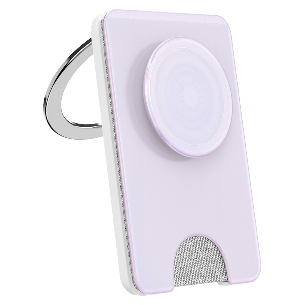 Wholesale cell phone accessory PopSockets - MagSafe PopWallet KickOut Plus - Opalescent White