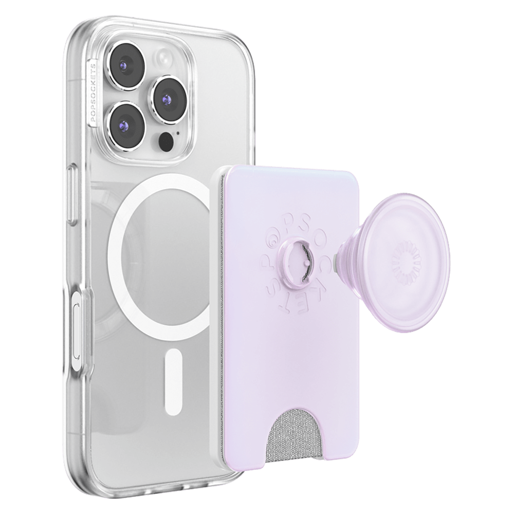 Wholesale cell phone accessory PopSockets - MagSafe PopWallet KickOut Plus - Opalescent White