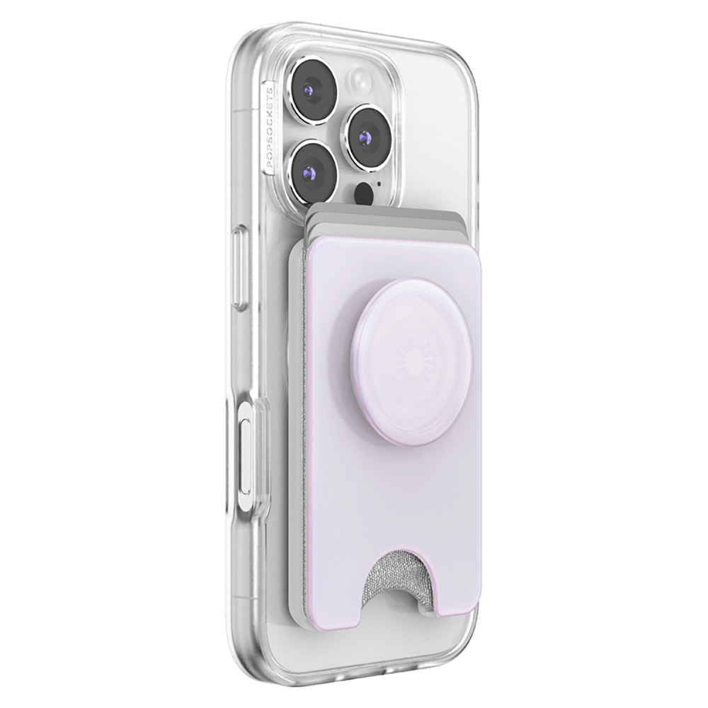 Wholesale cell phone accessory PopSockets - MagSafe PopWallet KickOut Plus - Opalescent White
