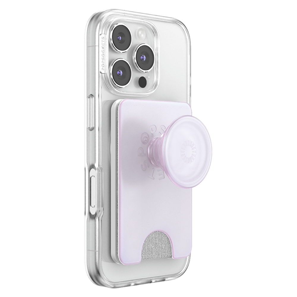 Wholesale cell phone accessory PopSockets - MagSafe PopWallet KickOut Plus - Opalescent White