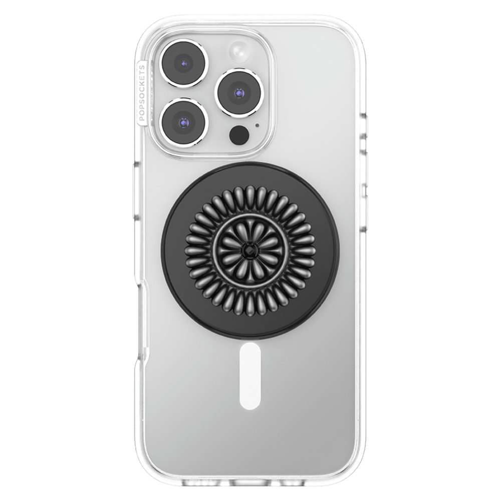 Wholesale cell phone accessory PopSockets - PopGrip MagSafe Circle - Enamel Stamped Black
