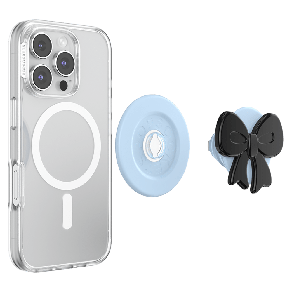 Wholesale cell phone accessory PopSockets - PopGrip MagSafe Circle - Bowtique Black