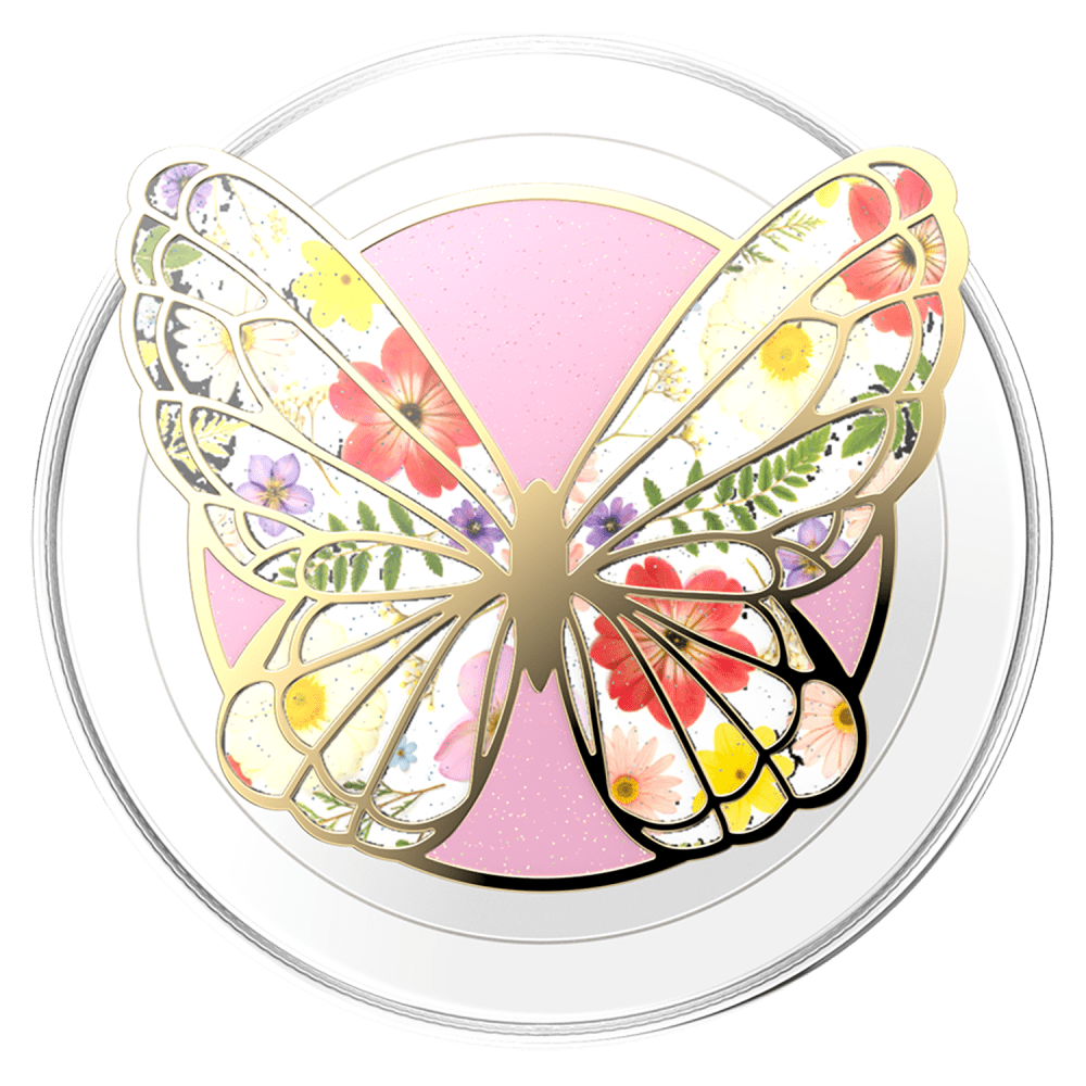 Wholesale cell phone accessory PopSockets - PopGrip MagSafe Circle - Enamel Mariposa Bloom