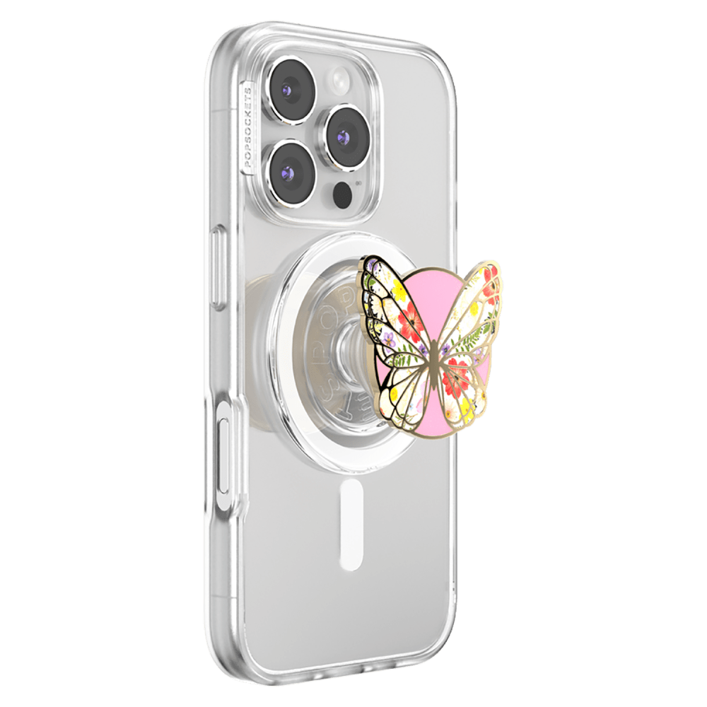 Wholesale cell phone accessory PopSockets - PopGrip MagSafe Circle - Enamel Mariposa Bloom