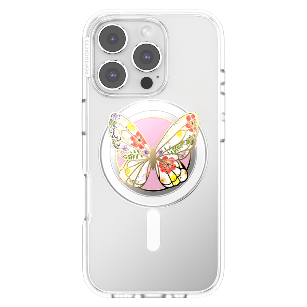Wholesale cell phone accessory PopSockets - PopGrip MagSafe Circle - Enamel Mariposa Bloom