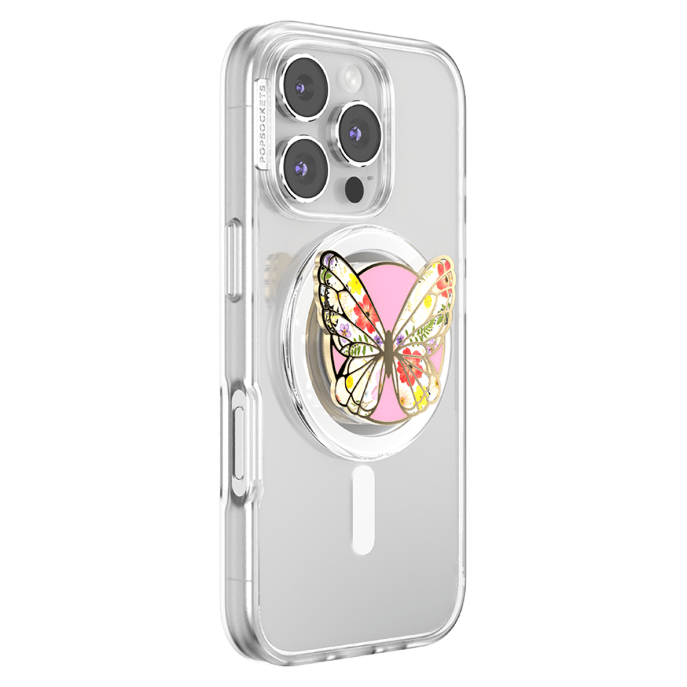 Wholesale cell phone accessory PopSockets - PopGrip MagSafe Circle - Enamel Mariposa Bloom