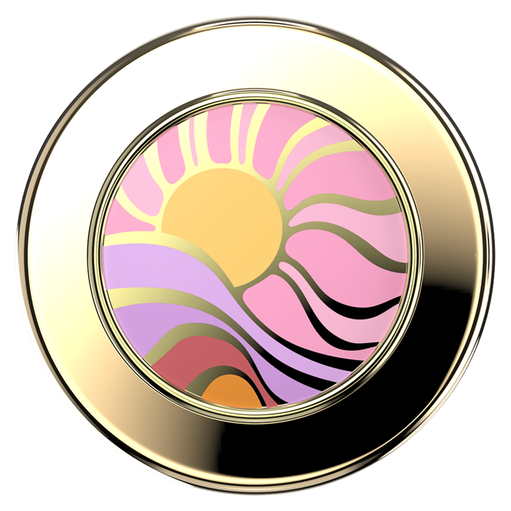 Wholesale cell phone accessory PopSockets - PopGrip MagSafe Circle - Luxe Enamel Golden Hour