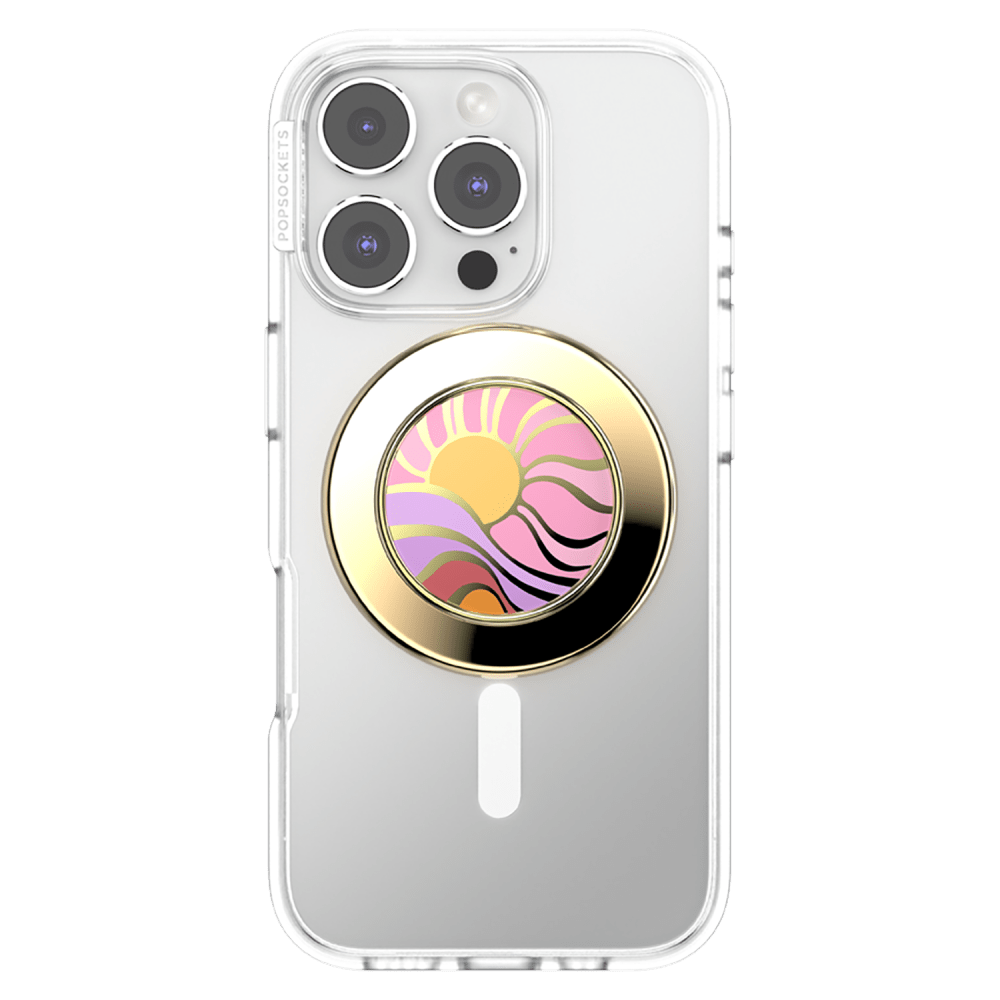 Wholesale cell phone accessory PopSockets - PopGrip MagSafe Circle - Luxe Enamel Golden Hour