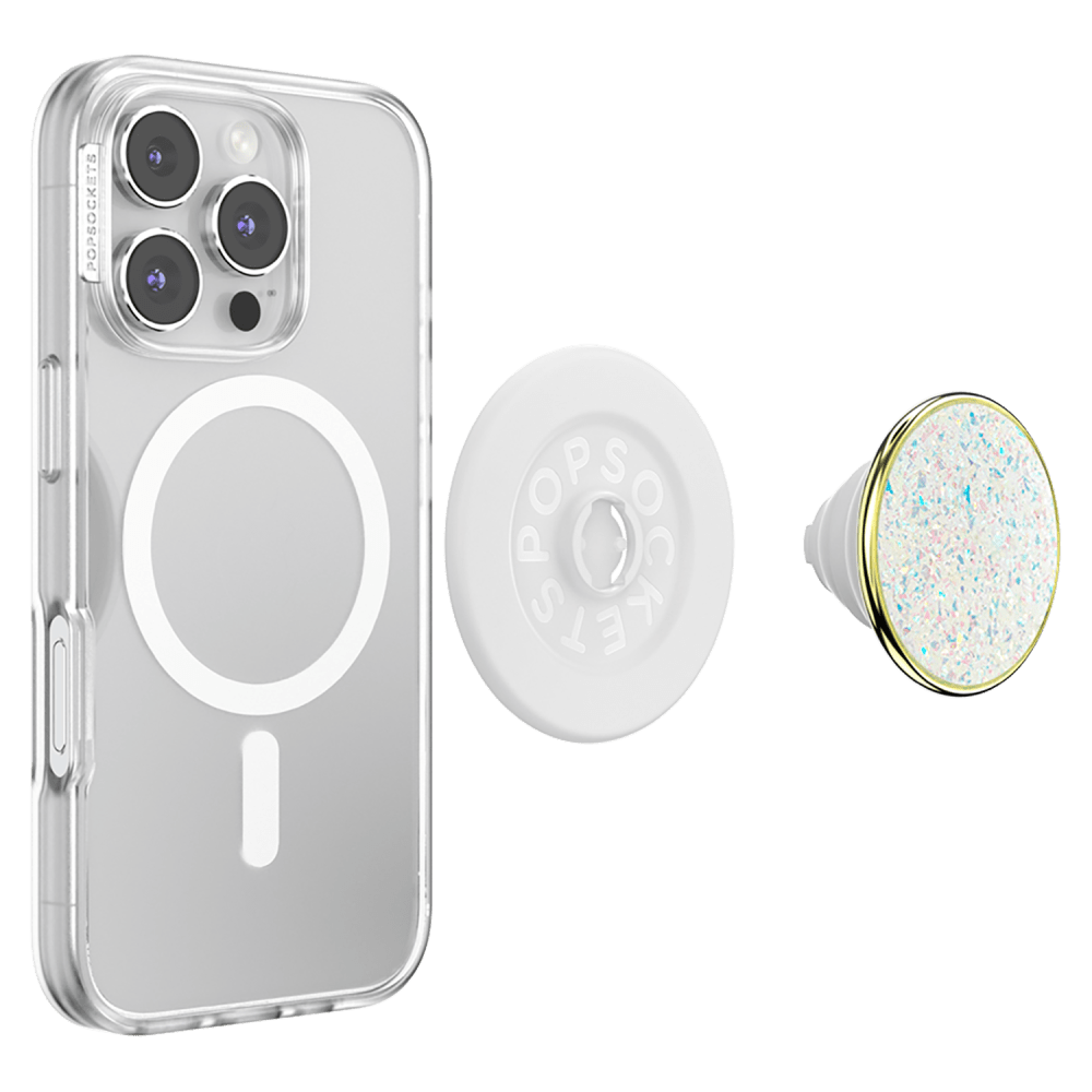 Wholesale cell phone accessory PopSockets - PopGrip MagSafe Circle - Luxe Enamel Opal