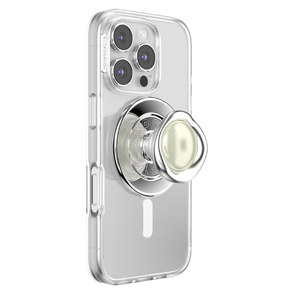 Wholesale cell phone accessory PopSockets - PopGrip MagSafe Circle - Eye of the Behold Silver