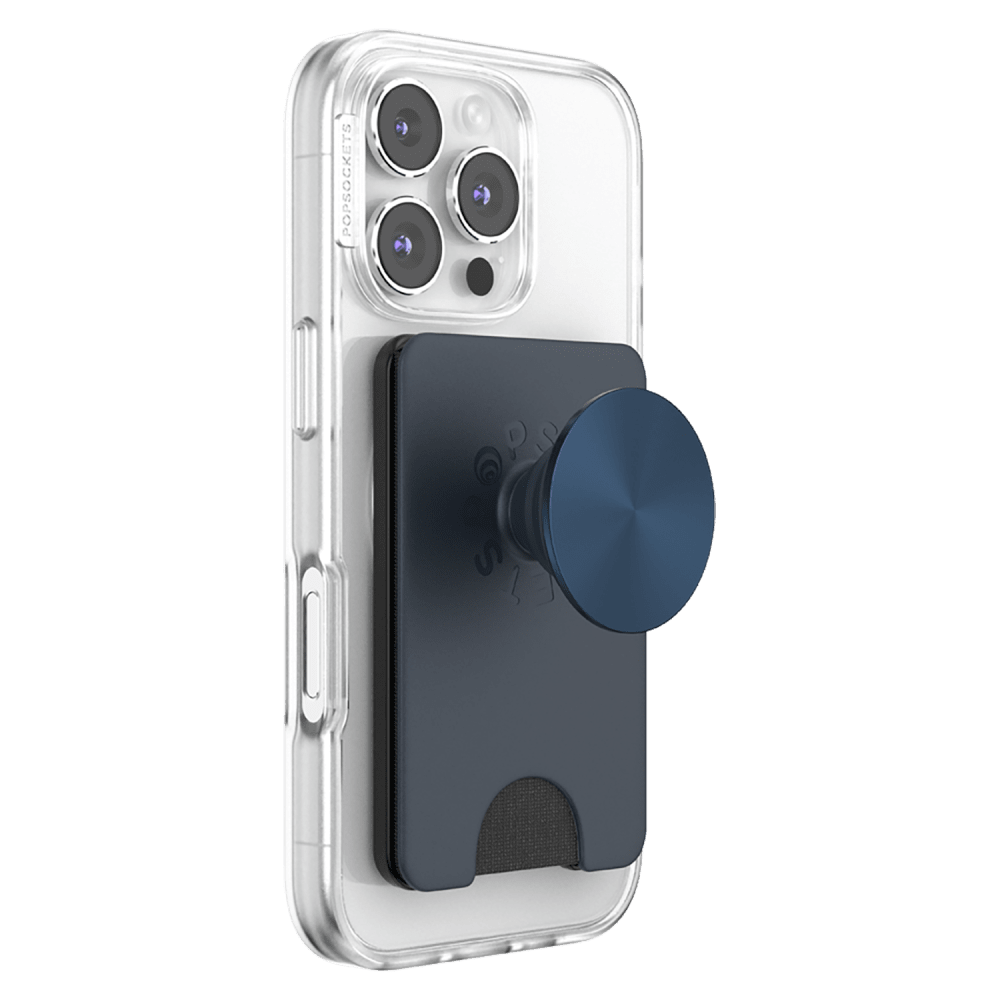 Wholesale cell phone accessory PopSockets - MagSafe PopWallet KickOut Plus - Navy