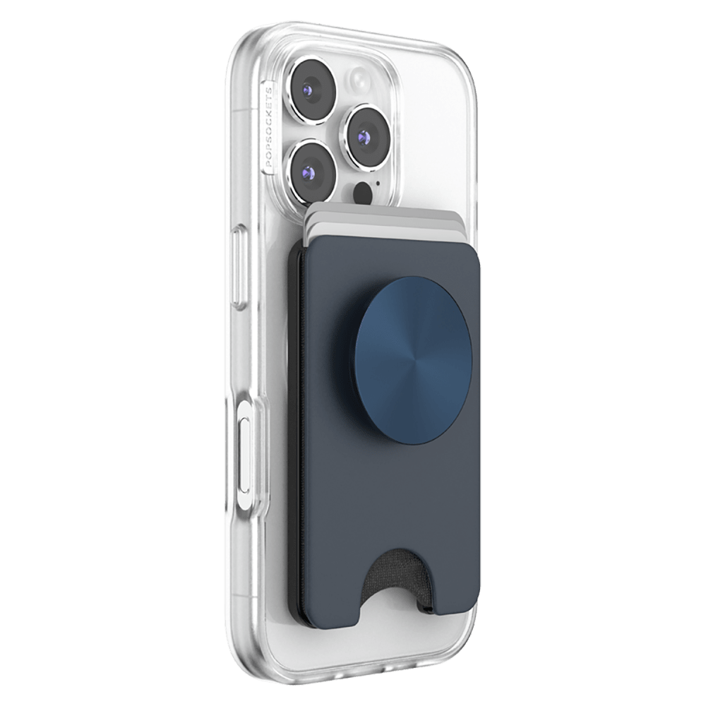 Wholesale cell phone accessory PopSockets - MagSafe PopWallet KickOut Plus - Navy